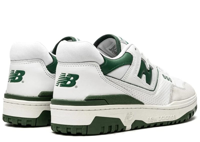 New Balance 550 – White &amp; Green  👟