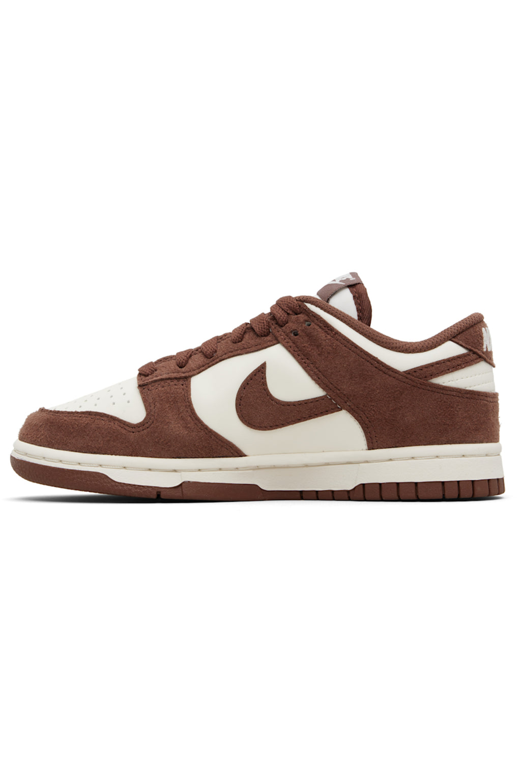 NIKE Burgundy &amp; White Dunk Low Sneakers