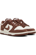 NIKE Burgundy &amp; White Dunk Low Sneakers