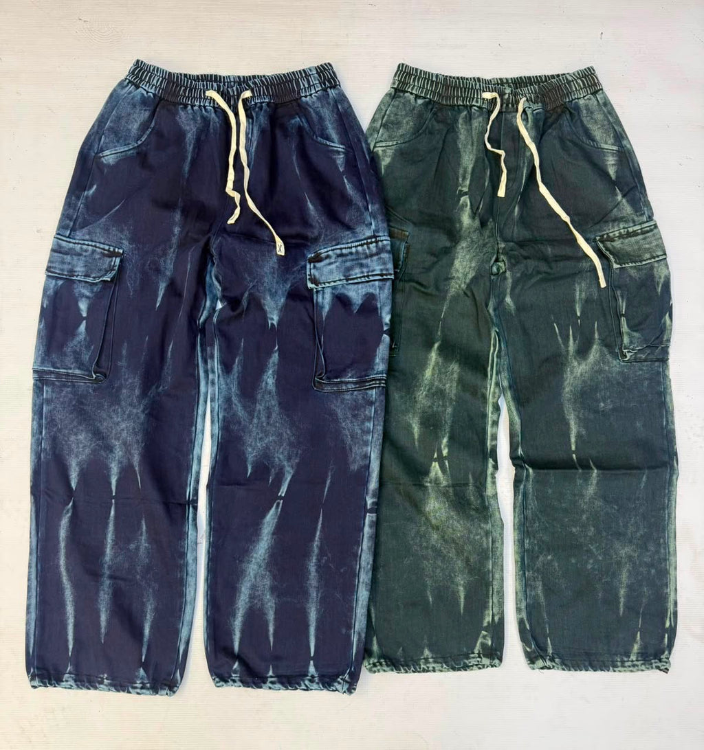 Vintage Wash Cargo Sweatpants